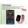Detské smart hodinky Carneo Tiny Pink s GPS a SOS tlačidlom pre bezpečnosť detí.