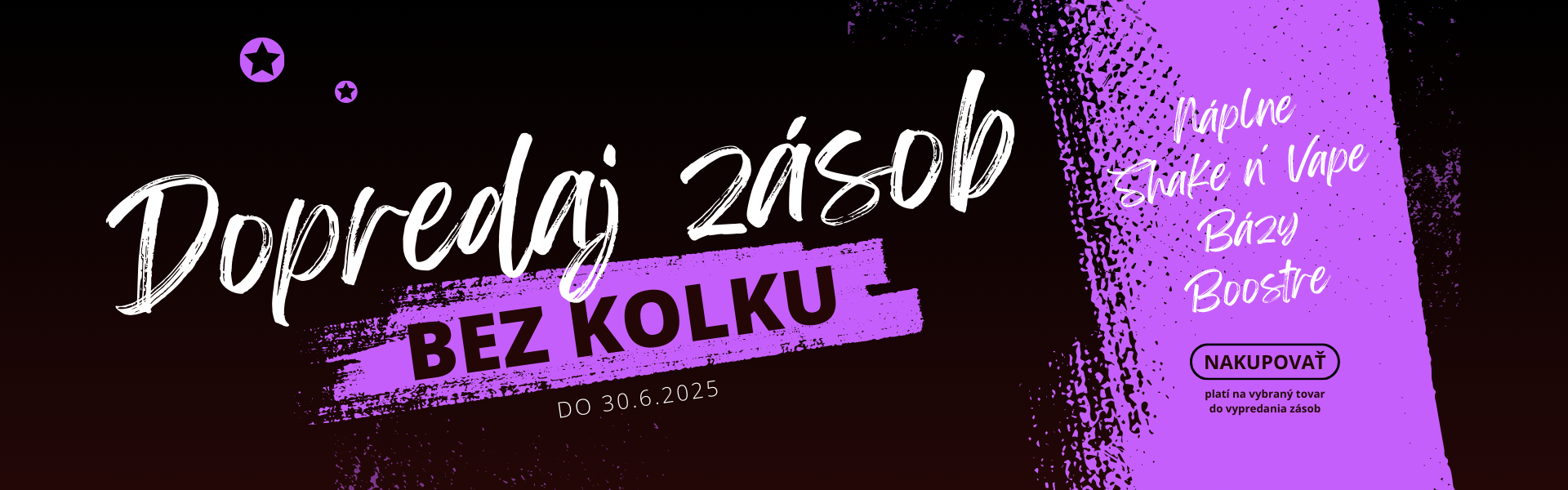 Dopredaj zásob bez kolku