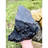 obsidián velký kus extra surový b