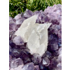 ametyst luxusní drúza drůza s kalcitem čarokamení 1e