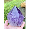 ametyst hrot špice luxusní velká duhové odlesky čarokamení 2f