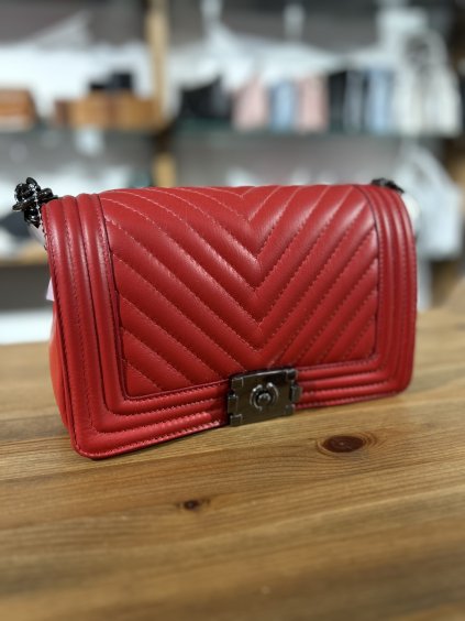 Crossbody kabelka Italy - Scher červená