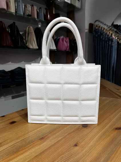 Crossbody kabelka Italy - Marina bílá