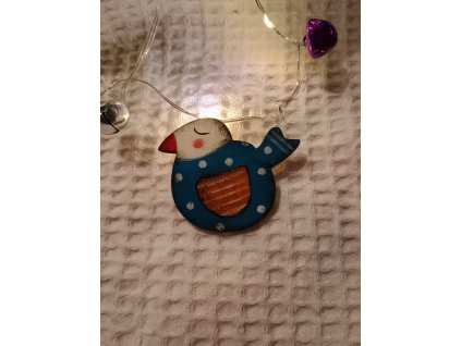 Brošňa tučný vtáčik