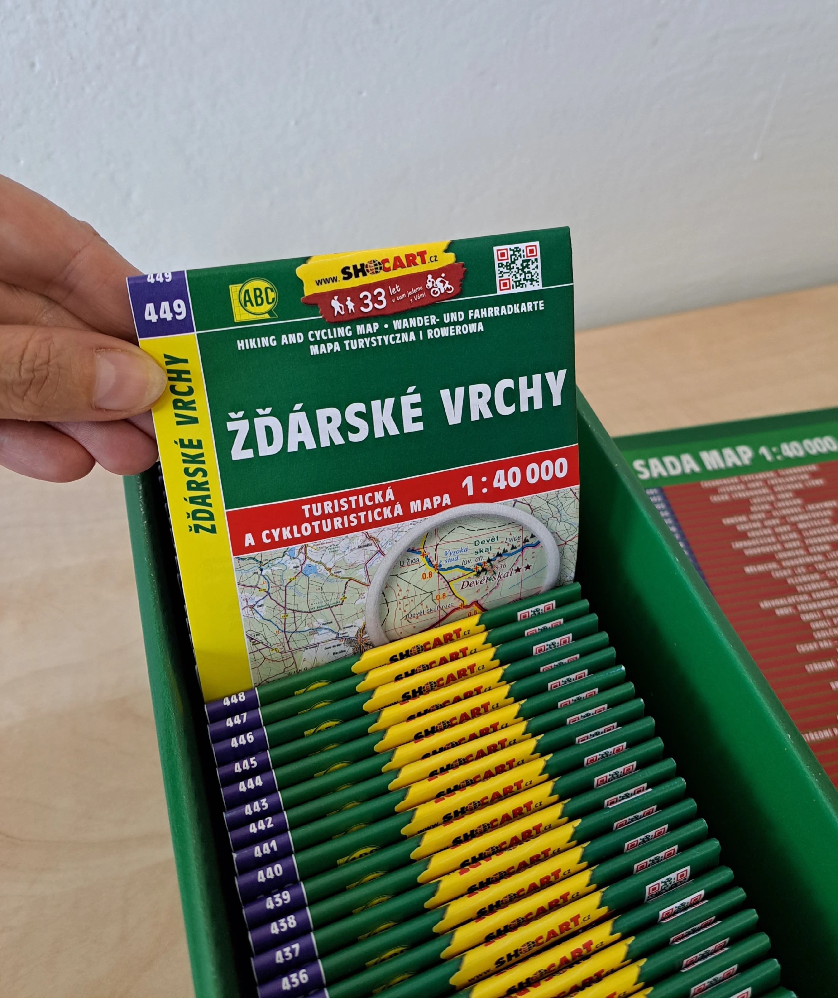 Mapy Česka 1 : 40 000 v dárkové krabici