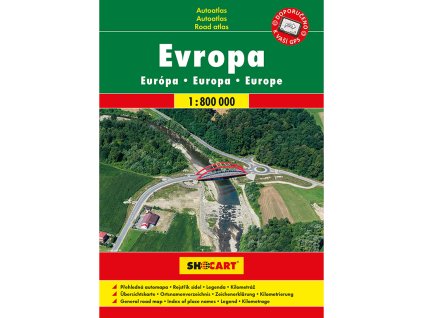 Evropa autoatlas 1 : 800 000, vydání 2025 (A4, spirála)