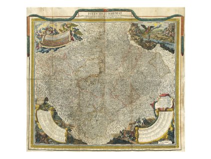 3649 josef ferdinand bock polach 1765 1808 hospodarska mapa cech 1808