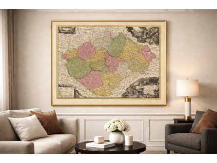 Conrad Tobias Lotter Mapa Čech 1