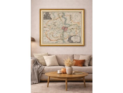 Matthaus Seutter Okolí Prahy 1