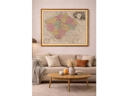 Pieter Schenk Mapa Čech 1