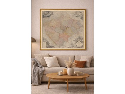 Strední Mullerova mapa Cech 1726 1