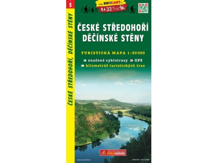 003 České středohoří, Děčínské stěny 1 : 50 000