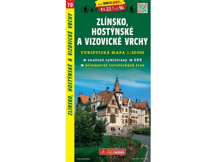 070 Zlínsko, Hostýnské a Vizovické vrchy 1 : 50 000