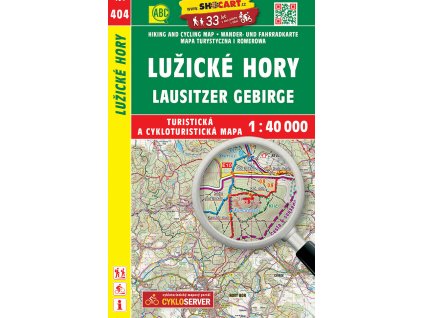 404 Lužické hory 1 : 40 000