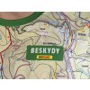 Mapové funkční tričko - MAPyčko - Beskydy - pánské