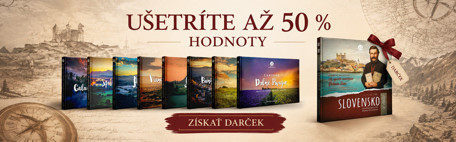 Slovensko v čase darček ku knihe