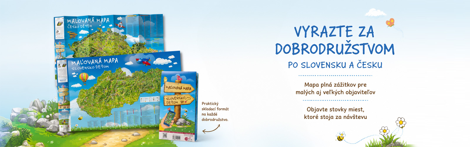 Maľovaná mapa Slovensko deťom