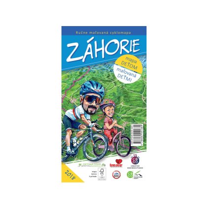 Maľovaná cyklomapa Záhorie deťom