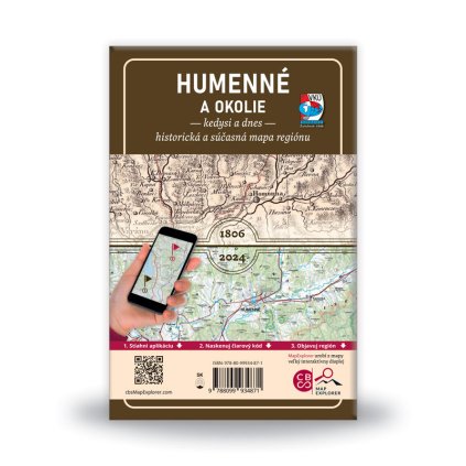 1416 5 porovnavacia mapa humenne a okolie kedysi a dnes