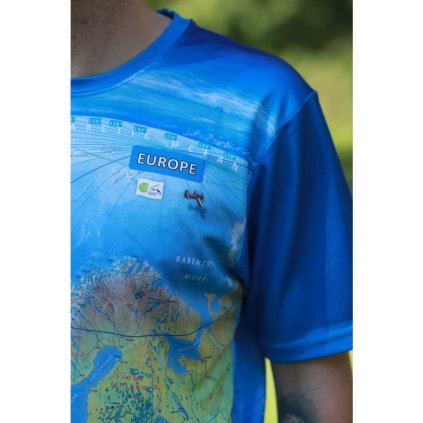 Mapyčko - ručne maľovaná mapa Európa - pánske