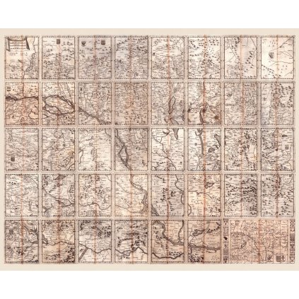 FABIUS ANTONIUS DE COLLOREDO (1672-1742): Mapa Uhorsko. Medirytina. Viedeň, 1689. (Druh potlače Plagát rozmer 100x81 (papier posterový, 200g, satinovaný))