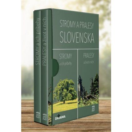 stromy a pralesy slovenska set v obale