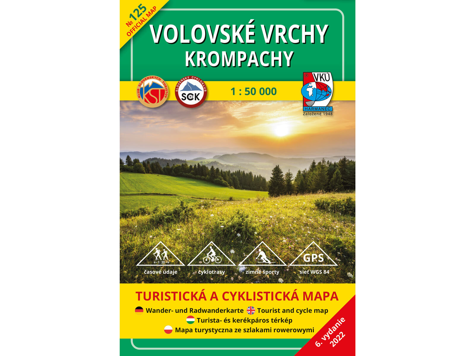 TM 125 - Volovské vrchy – Krompachy  - Turistická mapa