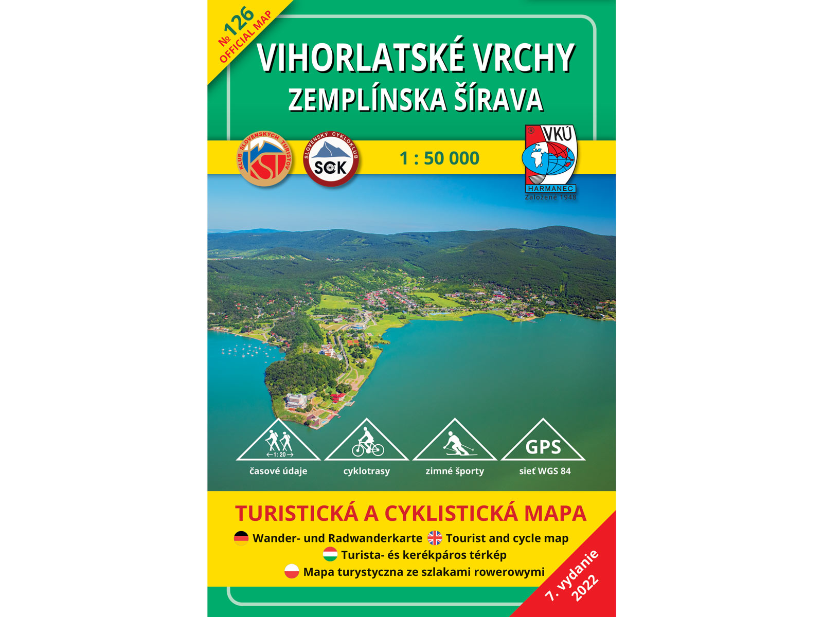 TM 126 - Vihorlatské vrchy - Zemplínska šírava  - Turistická mapa