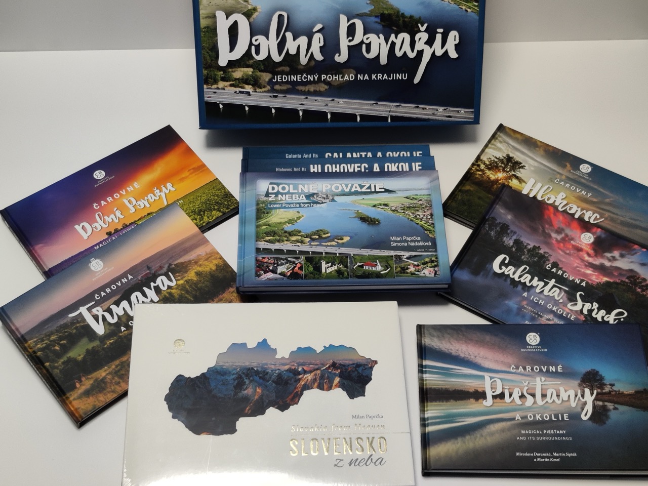 Darčekový knižný box DOLNÉ POVAŽIE  - výhodné darčekové balenie