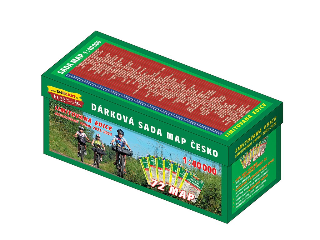 Dalkova sada map Cesko - 1:40 000  Kniha
