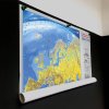 Magnetická mapa Európy na plátne