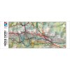 Turistická fľaša - MAPľaška - motív turistická mapa (Mapový podklad Nízke Tatry -Kráľova hoľa)