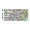 Turistická fľaša - MAPľaška - motív turistická mapa (Mapový podklad Nízke Tatry -Kráľova hoľa)
