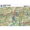 MAPuzzle - mapové puzzle A5 - rôzne turistické mapy (Mapový podklad Bukovské vrchy - Kremenec)