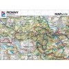 MAPuzzle - mapové puzzle A5 - rôzne turistické mapy (Mapový podklad Bukovské vrchy - Kremenec)