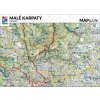 MAPuzzle - mapové puzzle A5 - rôzne turistické mapy (Mapový podklad Bukovské vrchy - Kremenec)