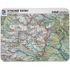 MAPodložka - pohodlná podložka pod myš - rôžne motívy (Územie Maľovaná mapa Vysoké Tatry)