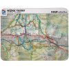 MAPodložka - pohodlná podložka pod myš - rôžne motívy (Územie Maľovaná mapa Vysoké Tatry)