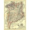 DEMETER GÖRÖG (1760-1833): Mapa Abovskej stolice. Kolorovaná medirytina. Budapešť, 1811. (Druh potlače Plagát rozmer 100x136(papier posterový, 200g, satinovaný))
