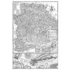LADISLAV BOHUSLAV BARTOLOMEIDES (1754-1825): Mapa Gemerskej stolice a jaskyne Aggtelek. Medirytina. Levoča, 1806-08. (Druh potlače Plagát rozmer 100x150 (papier posterový, 200g, satinovaný))