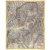 SAMUEL MIKOVÍNI (1686-1750): Mapa Novohradskej stolice. Kolorovaná medirytina. Bratislava, 1742. (Druh potlače Plagát rozmer 100x127(papier posterový, 200g, satinovaný))