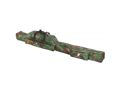 mikado obal na pruty 2 komorovy 130cm kamuflaz
