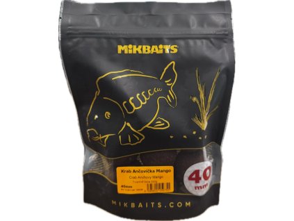 Fanatica boilie 300g - Krab Ančovička Mango 40mm golf size