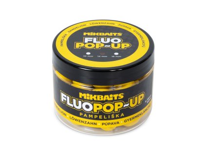 Plovoucí fluo boilie 150ml - Pampeliška 14mm