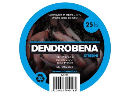 Dendrobena střední 25ks