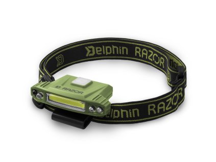 Čelová lampa Delphin RAZOR USB C