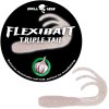 Skull Gear Flexibait Triple Tail Garlic White Gummidyr
