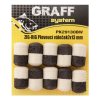 Graff Zig-Rig Plovoucí váleček 7x13mm Černá/Bílá 10ks