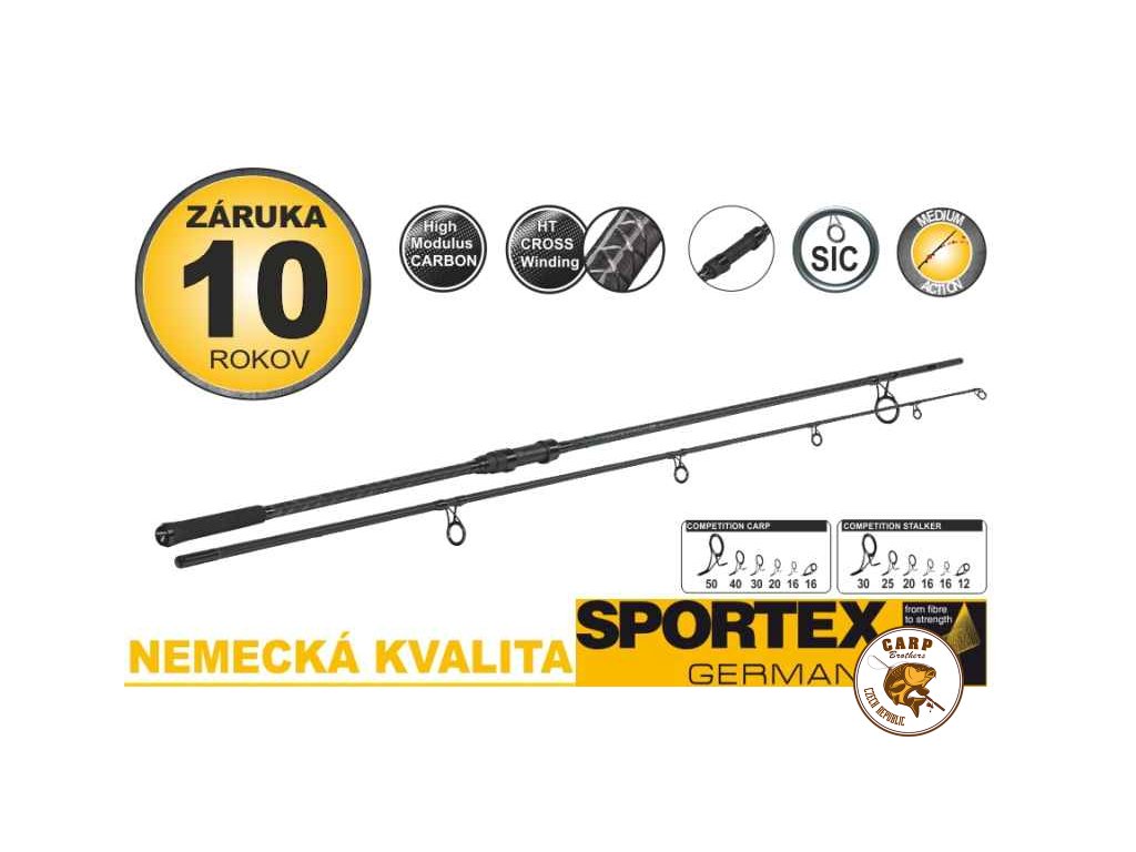 Kaprové pruty SPORTEX Competition Carp CS-4 2-díl (Variant 396cm / 3,75lbs)