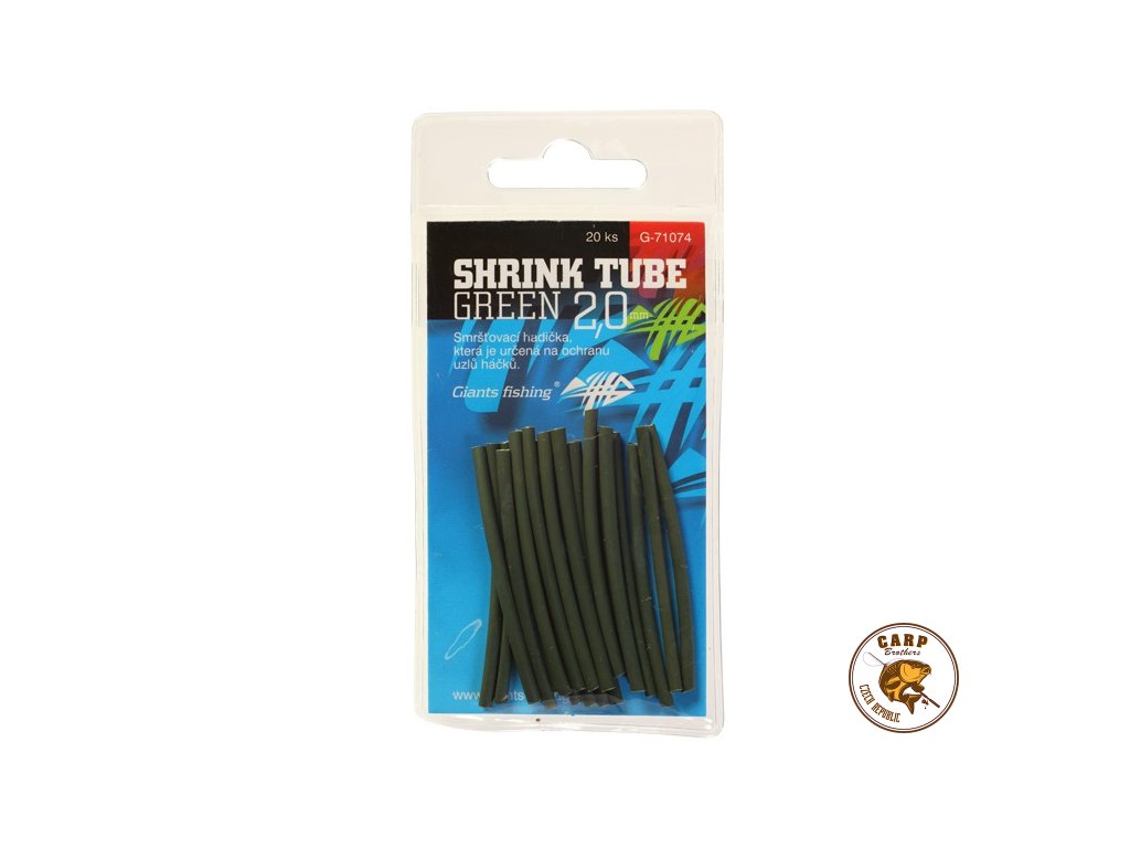 Giants fishing Smršťovací hadička zelená Shrink Tube Green 2,4mm,20ks